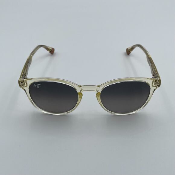 Maui Jim Hiehie Sunglasses MJ636-21 Polarized Shiny Trans Yellow - Picture 1 of 11